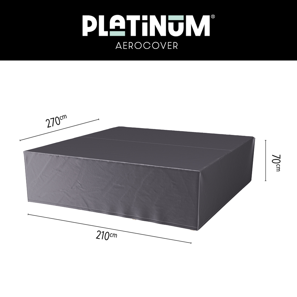 Platinum Aerocover salon de jardin 270x210xH70