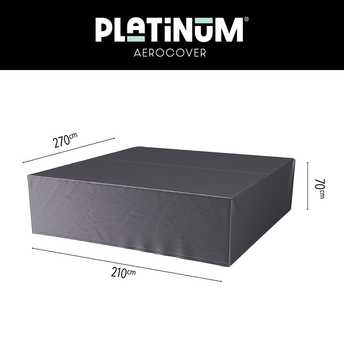 Lounge set cover 270x210xH70 single