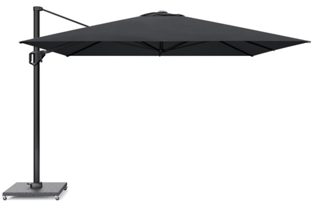 Platinum Sun & Shade Ampelsonnenschirm Challenger T¹ premium 3x3 Jet black