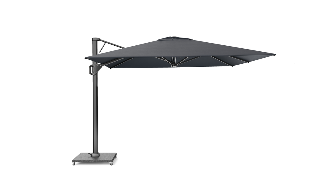 Platinum Sun & Shade windstabiler Ampelsonnenschirm Beaufort Premium 320x320 Faded black.