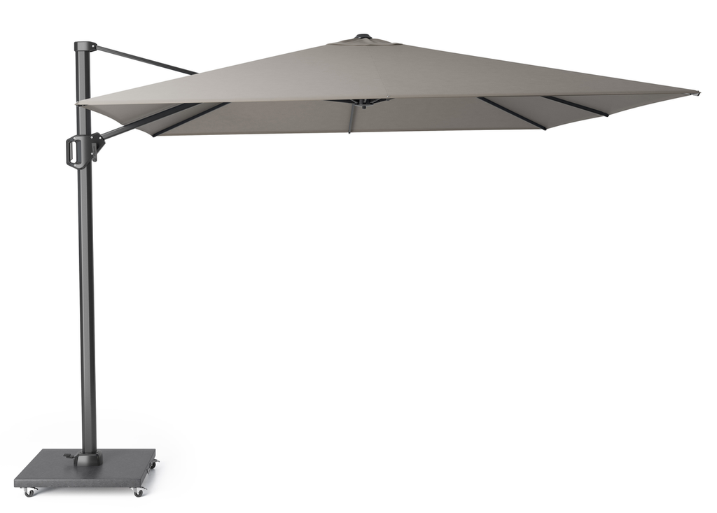 Platinum Sun & Shade free-arm parasol Challenger T¹ premium 3x3 Manhattan