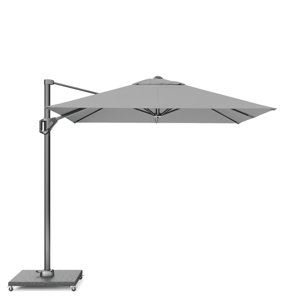 Platinum Sun & Shade parasol déporté Voyager T¹ 250x250 Light grey.