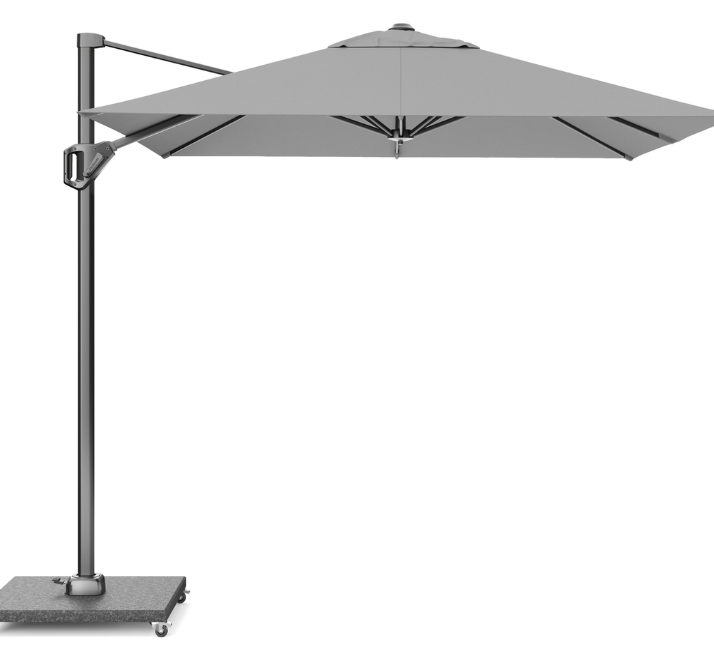 Platinum Sun & Shade free-arm parasol Voyager T¹ 2,5x2,5 Light grey