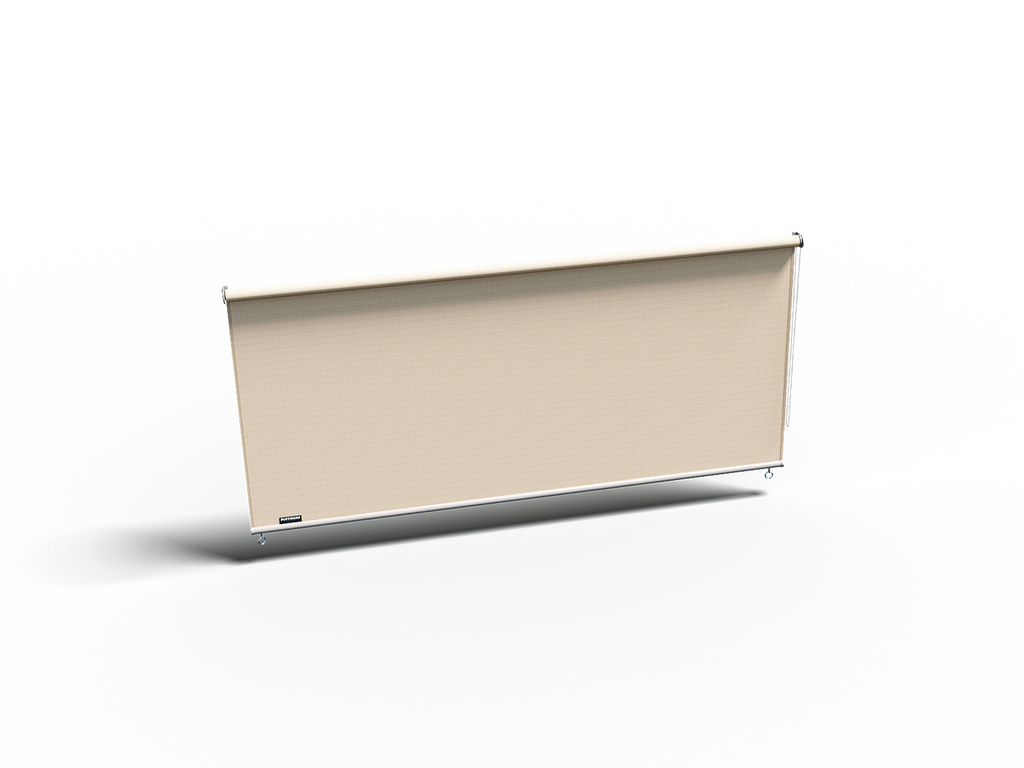 Platinum Sun & Shade Coolfit rolgordijn, B248xL240cm, Ecru wit.