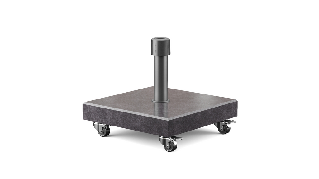 Platinum Sun & Shade Parasol base Rome 40kg swivel wheels
