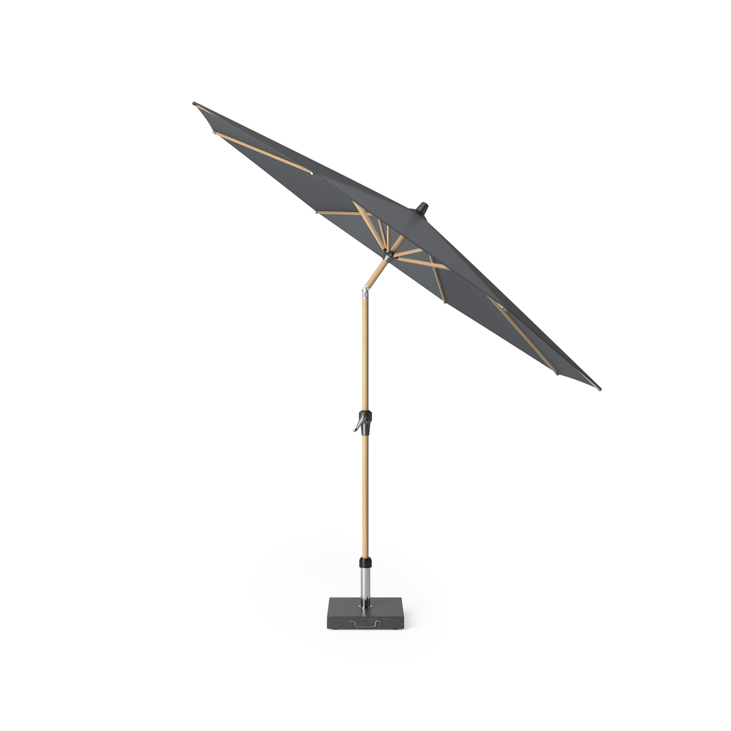 Platinum Sun & Shade parasol Riva Teak look Ø3,0 Anthracite