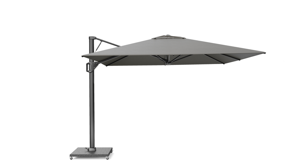 Platinum Sun & Shade wind stable free-arm parasol Beaufort premium 320x320 Manhattan.