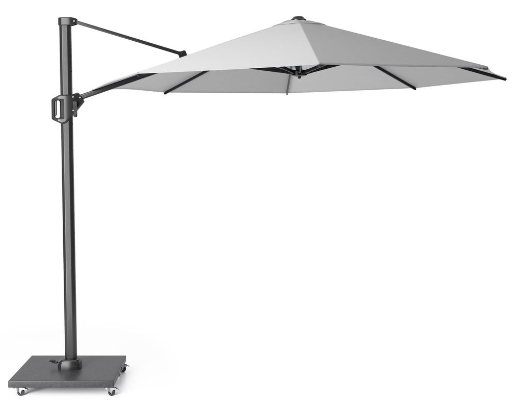 Platinum Sun & Shade zweefparasol Challenger T¹ ø350 lichtgrijs.