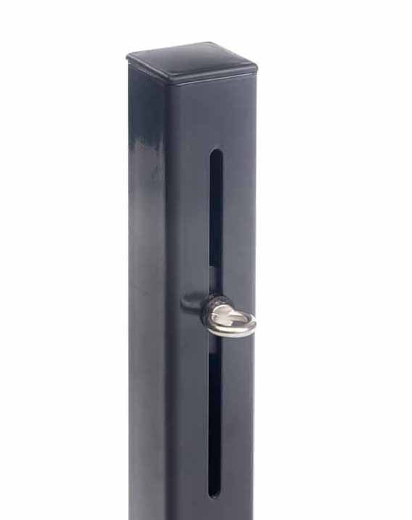 Platinum Sun & Shade pole with flexible eye for mounting shade-sail.